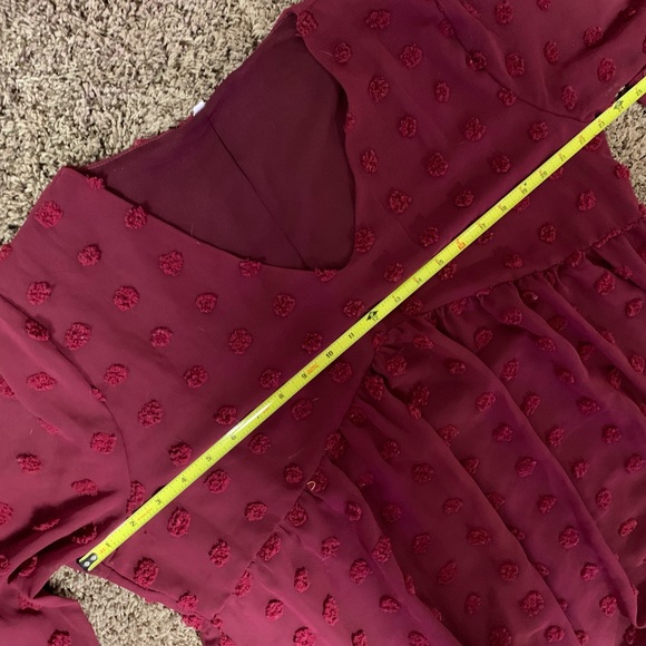 Baby doll Pom Pom  mini dress - Picture 4 of 6